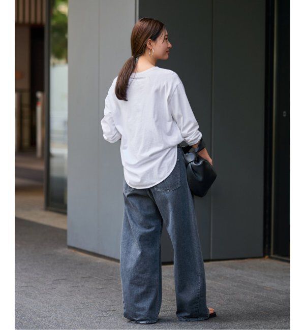 FRAMeWORK「≪追加≫コットン天竺ラウンドヘム」|Tシャツ・カットソー|