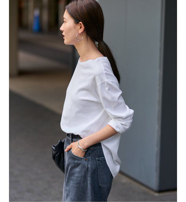 FRAMeWORK「≪追加≫コットン天竺ラウンドヘム」|Tシャツ・カットソー|