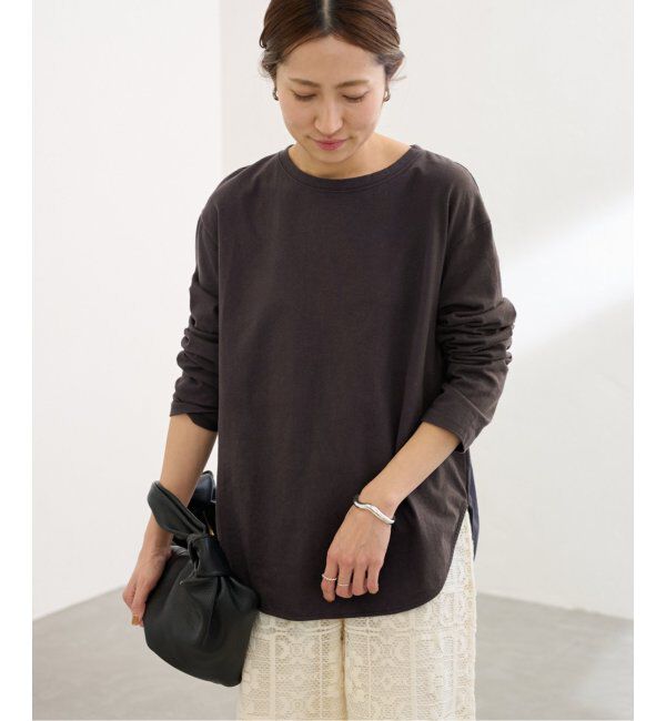 FRAMeWORK「≪追加≫コットン天竺ラウンドヘム」|Tシャツ・カットソー|