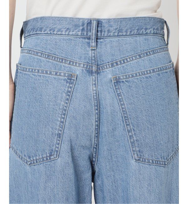 U by SPICK&SPAN「フローストルーズバレルレッグデニム」|デニム|