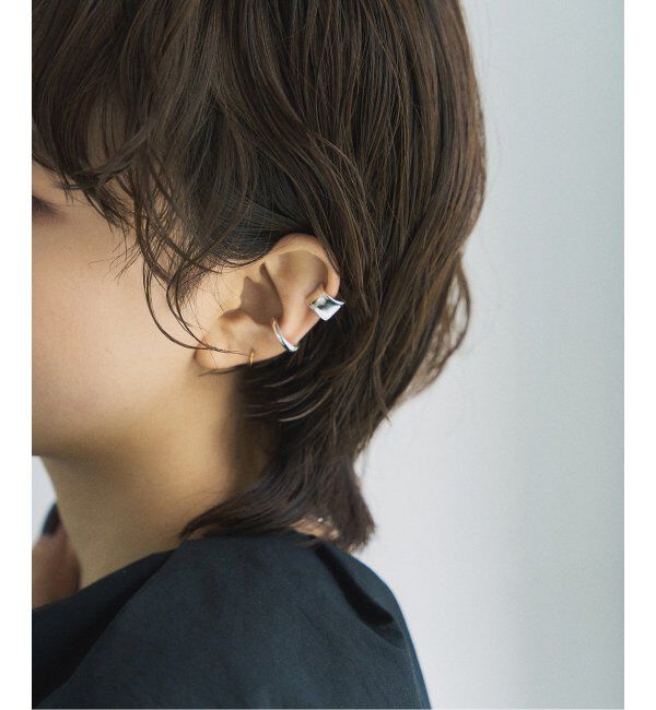 Spick and Span「【SAMH by LILAS】カフイヤリングプレート SV（片耳）」|イヤーカフ|シルバー