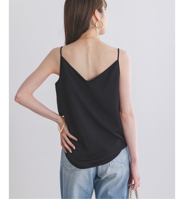 NOBLE「プレーンサテン2WAYキャミ」|キャミソール|