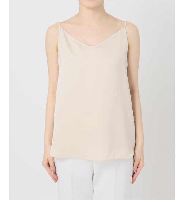 NOBLE「プレーンサテン2WAYキャミ」|キャミソール|