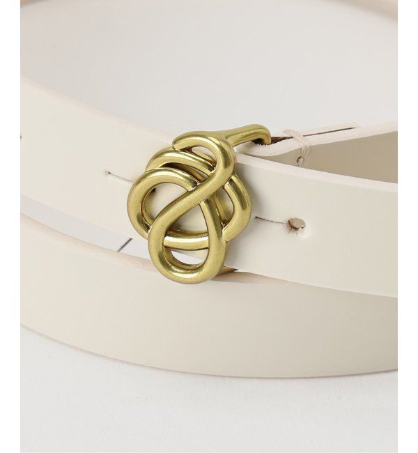 NOBLE「BY MALENE BIRGER/バイマレーネビルガー ベルト(ホワイト)」|ベルト|