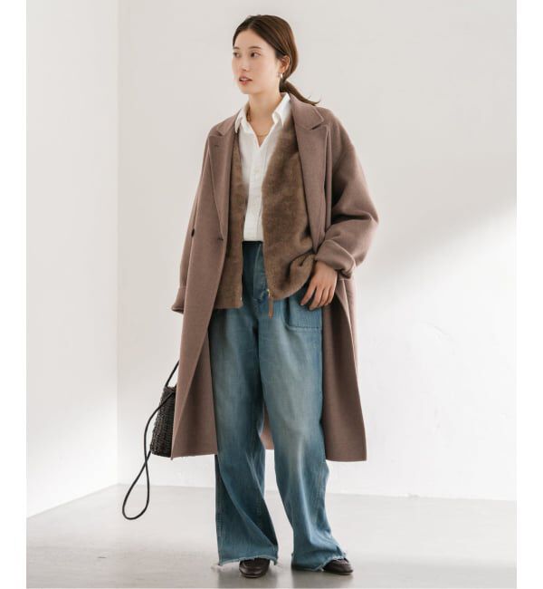 FRAMeWORK「≪追加≫SUPER160'sダブルブレストコート 5」|チェスターコート|