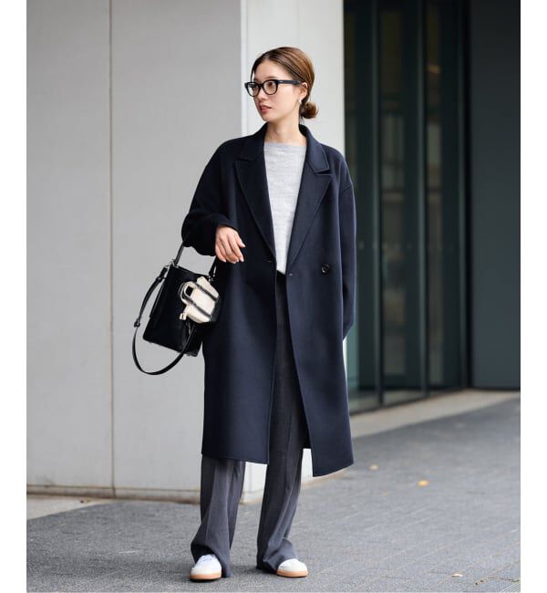 FRAMeWORK「≪追加≫SUPER160'sダブルブレストコート 5」|チェスターコート|