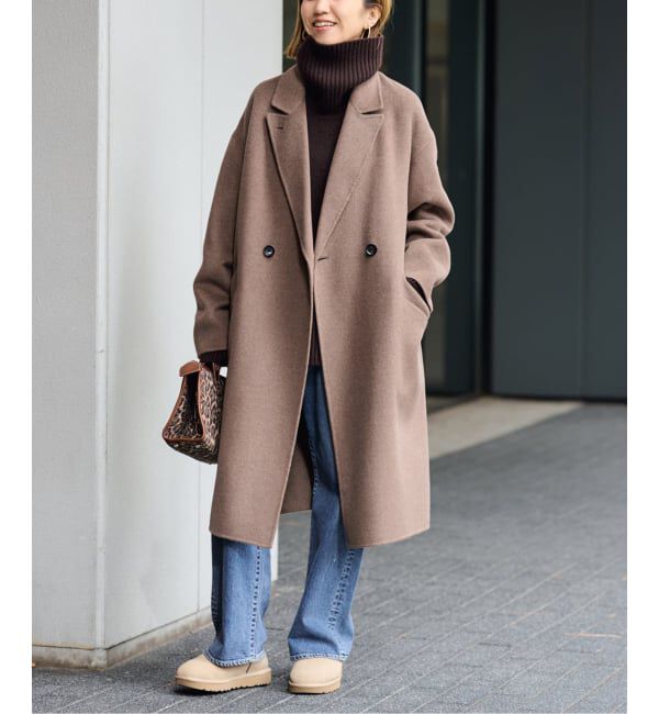 FRAMeWORK「≪追加≫SUPER160'sダブルブレストコート 5」|チェスターコート|