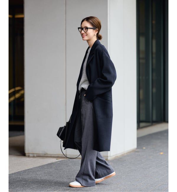 FRAMeWORK「≪追加≫SUPER160'sダブルブレストコート 5」|チェスターコート|