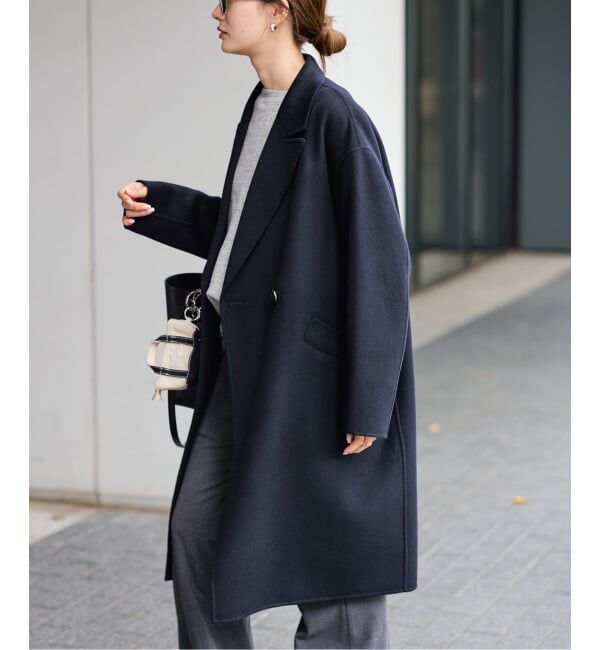 FRAMeWORK「≪追加≫SUPER160'sダブルブレストコート 5」|チェスターコート|