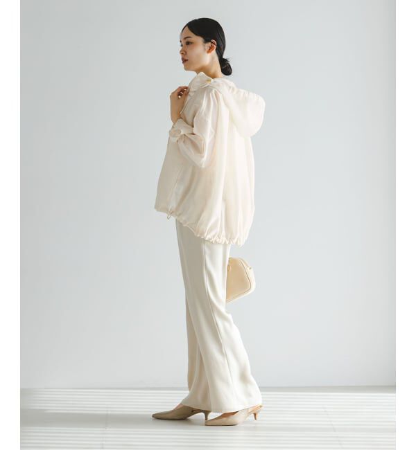 NOBLE「《WEB限定追加予約2》ミルキーシアーボリュームブルゾン」|その他|