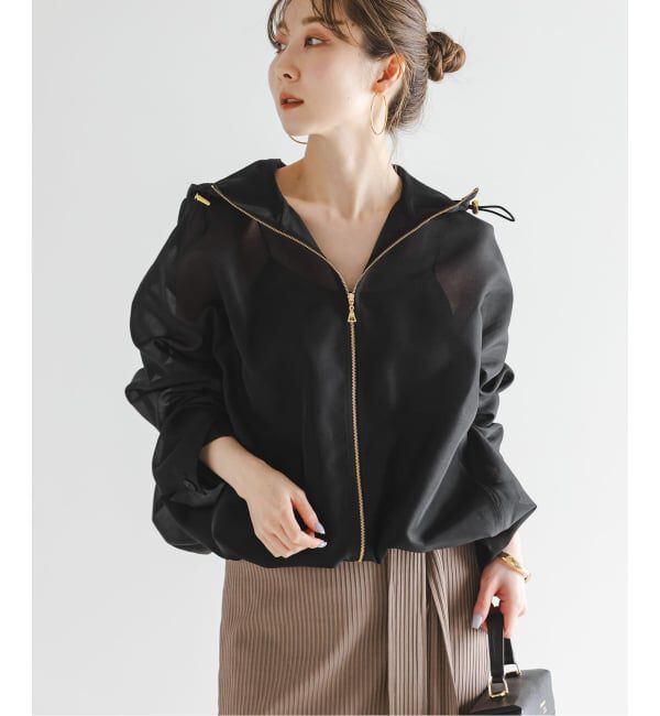 NOBLE「《WEB限定追加予約2》ミルキーシアーボリュームブルゾン」|その他|