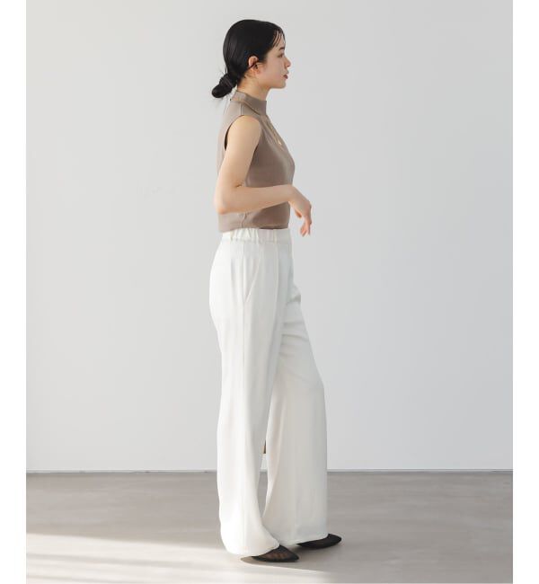 NOBLE「《追加予約》ボトルネックスリーブレスニット」|ニット・セーター|