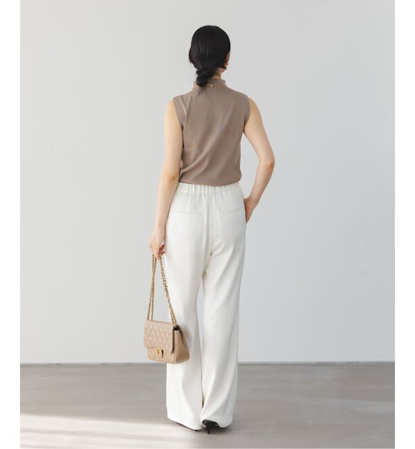 NOBLE「《追加予約》ボトルネックスリーブレスニット」|ニット・セーター|