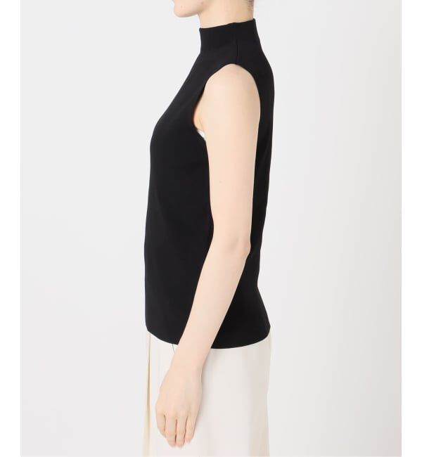 NOBLE「《追加予約》ボトルネックスリーブレスニット」|ニット・セーター|