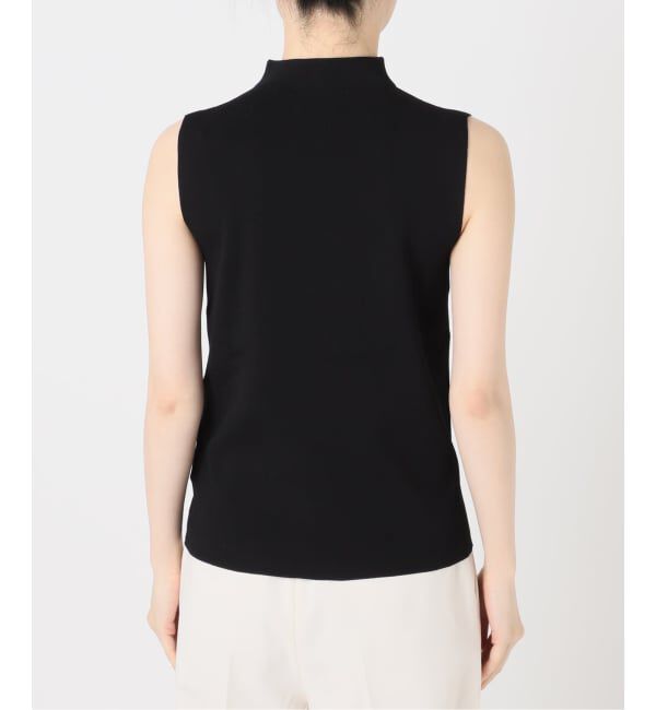 NOBLE「《追加予約》ボトルネックスリーブレスニット」|ニット・セーター|