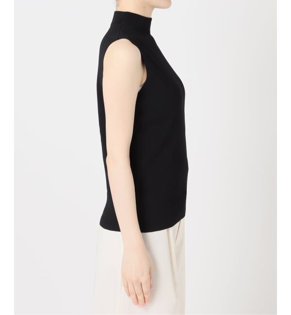 NOBLE「《追加予約》ボトルネックスリーブレスニット」|ニット・セーター|