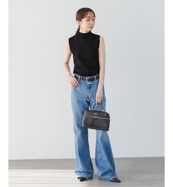 NOBLE「《追加予約》ボトルネックスリーブレスニット」|ニット・セーター|