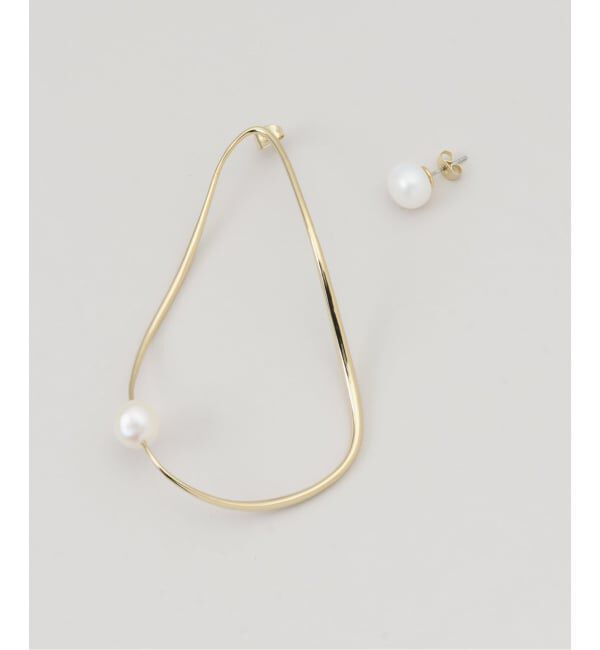 STELLAR HOLLYWOOD/ステラハリウッド アシンメトリーフープピアス