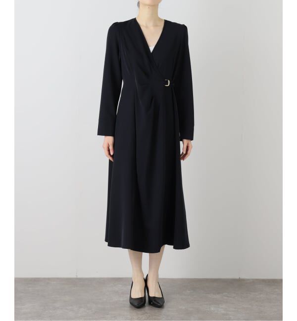  「【洗える】カシュクールワンピース」|ワンピース|