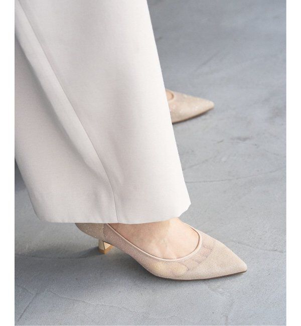  「《追加》5cmポインテッドチュールドットパンプス」|パンプス|