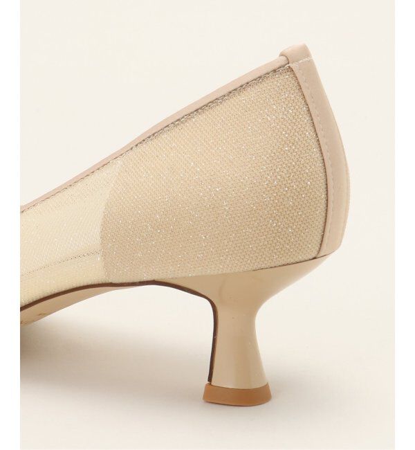  「《追加》5cmポインテッドチュールドットパンプス」|パンプス|