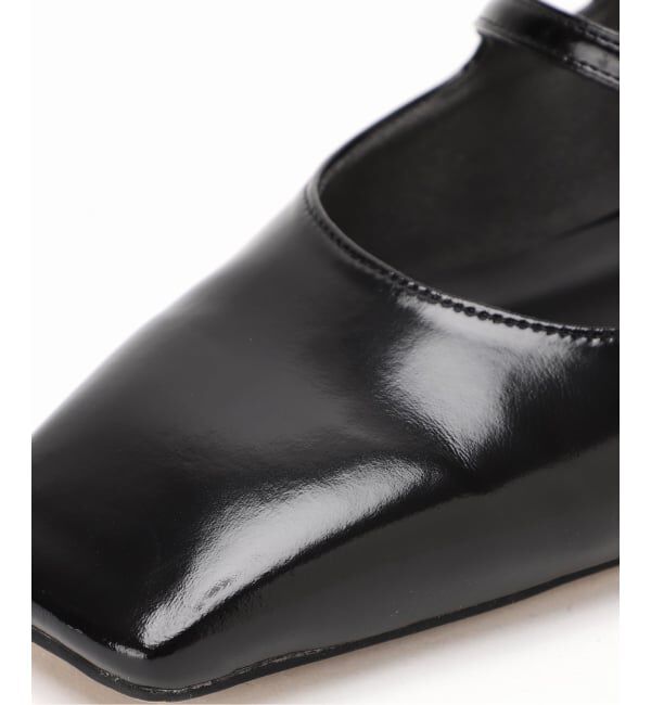  「《追加予約》スクエアWストラップメリージェーン」|パンプス|