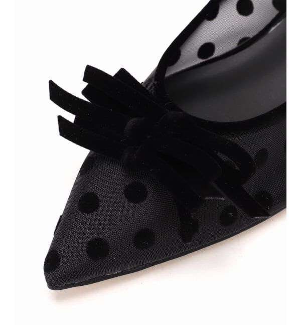  「《予約》ポインテッドチュールメニーリボンフラット」|その他|