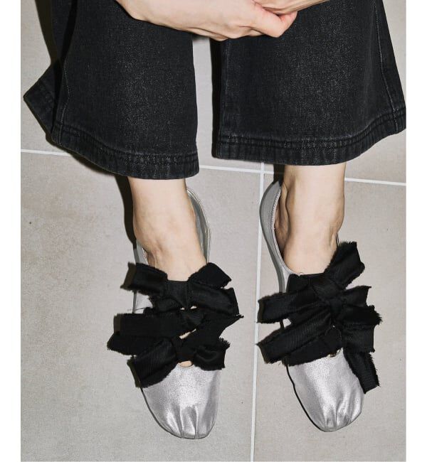 GRISE「《WEB+GRISE新宿店限定/追加予約》GRISEサテンリボンバレリーナ」|その他|