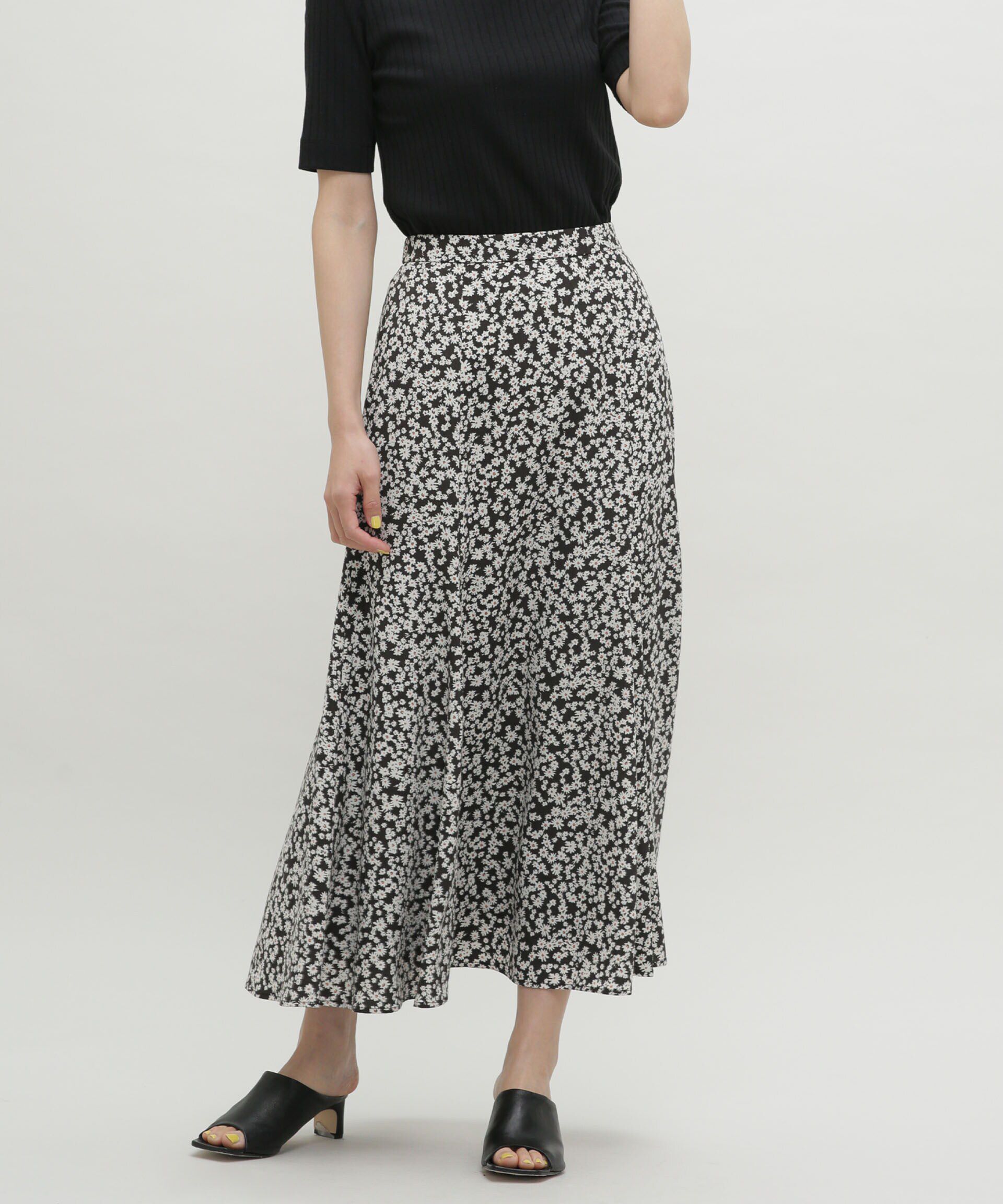 nano･universe「LB.03/フラワーマーメイドスカート」|スカート|