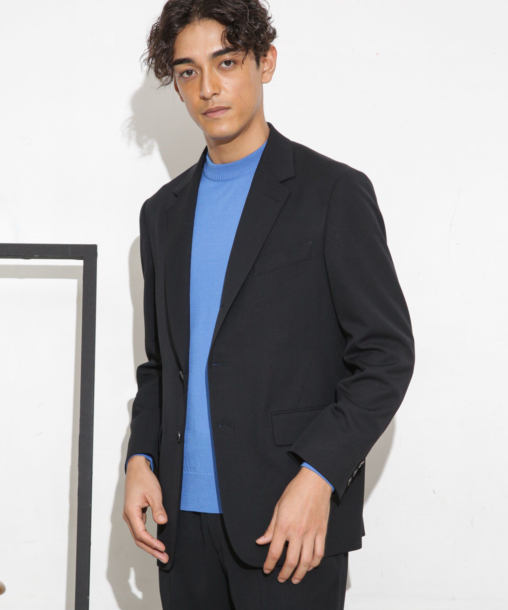 nano･universe「｢ESSENTIALLINE｣TWソリッドシングルジャケット」|スーツ|