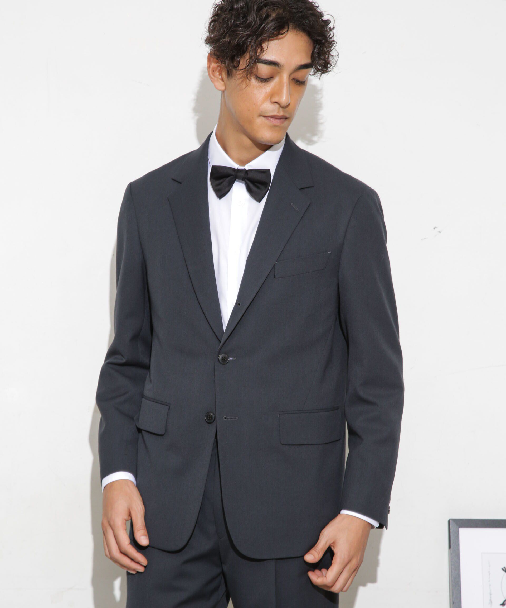 nano･universe「｢ESSENTIALLINE｣TWソリッドシングルジャケット」|スーツ|