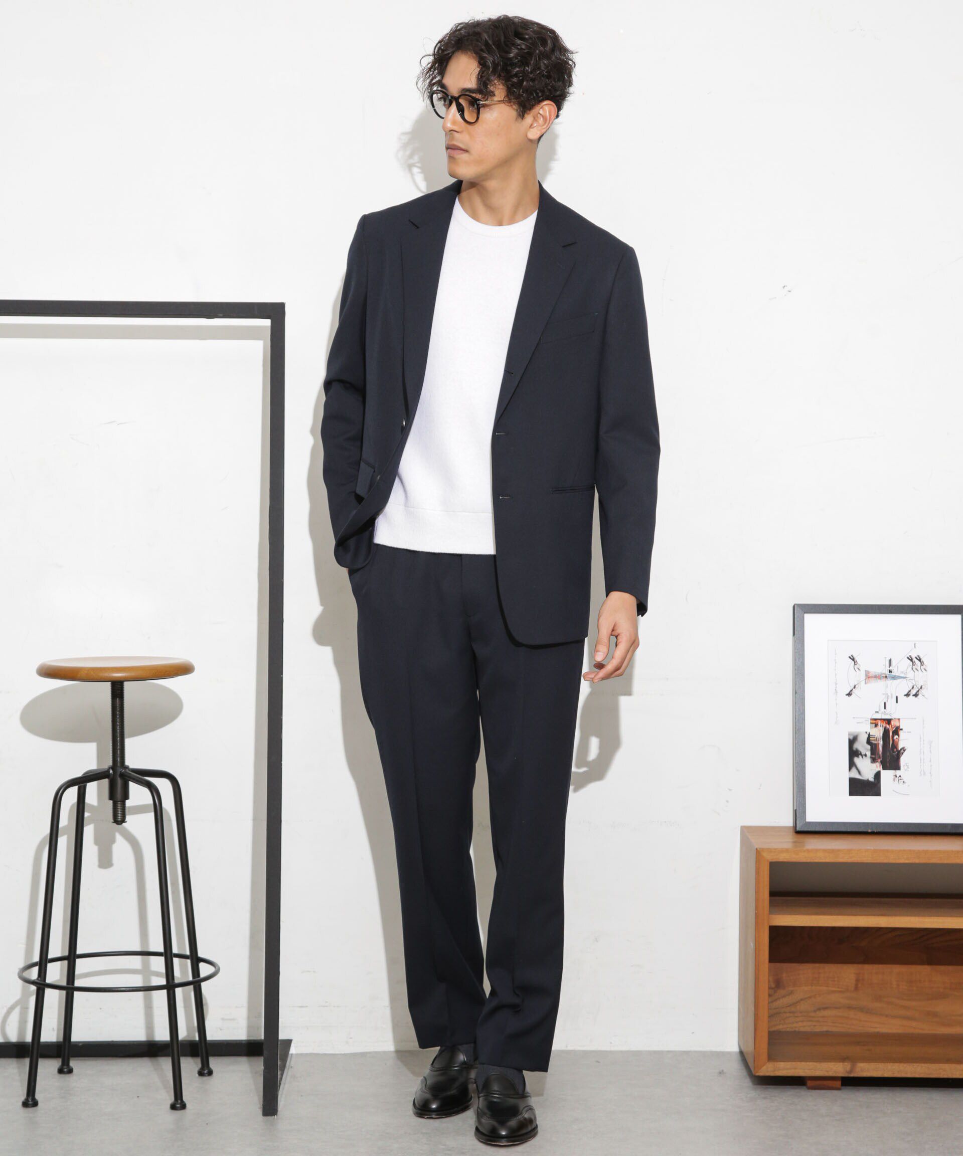 nano･universe「｢ESSENTIALLINE｣TWソリッドシングルジャケット」|スーツ|