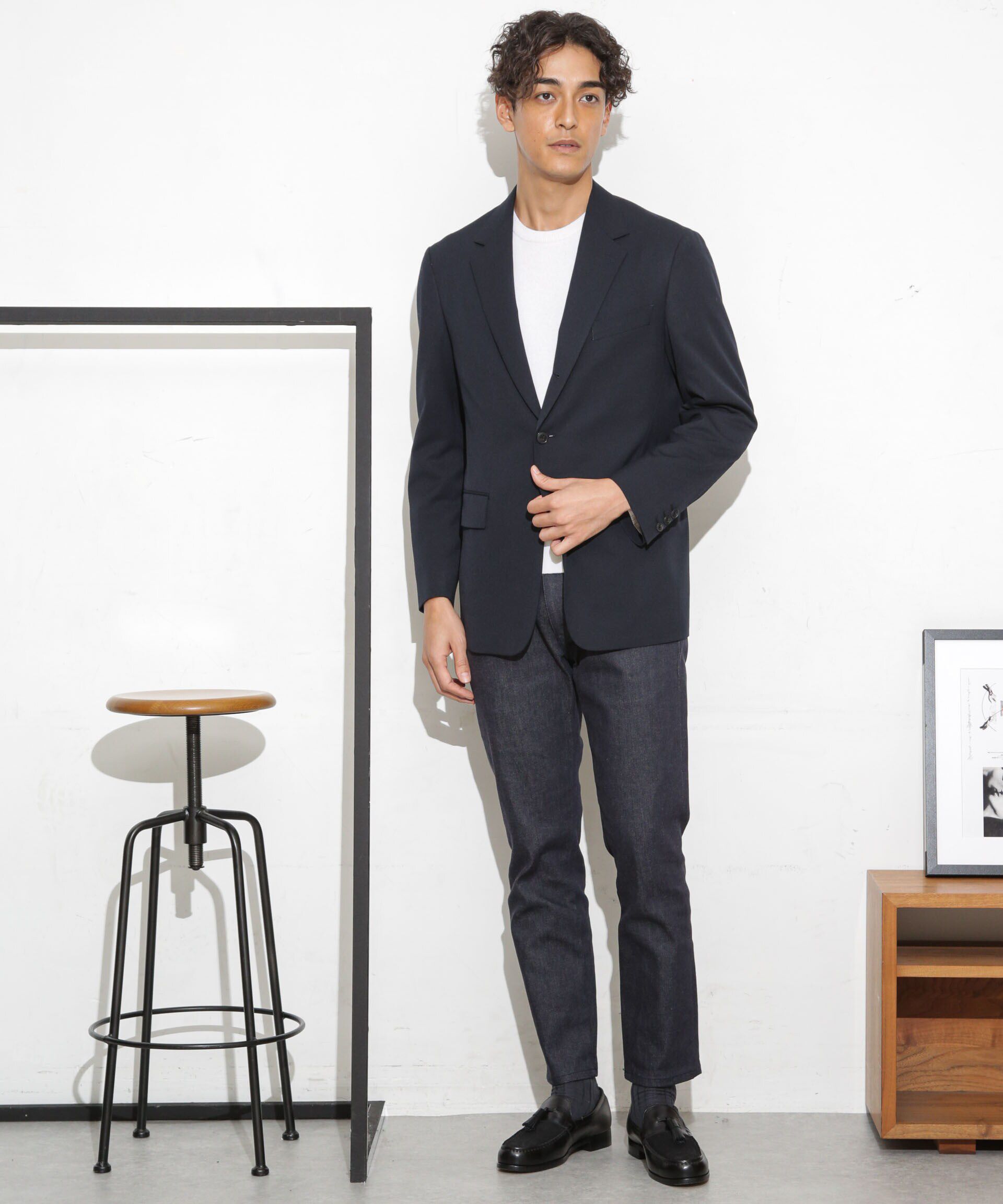 nano･universe「｢ESSENTIALLINE｣TWソリッドシングルジャケット」|スーツ|