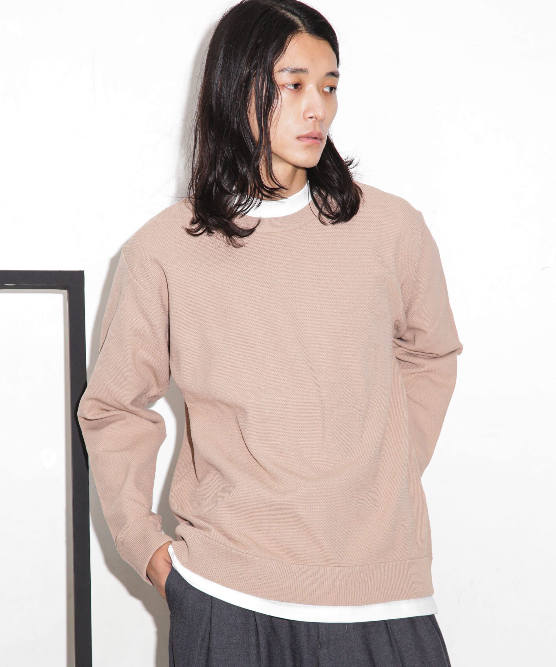 nano･universe「テック鹿の子アンサンブルニット」|ニット・セーター|