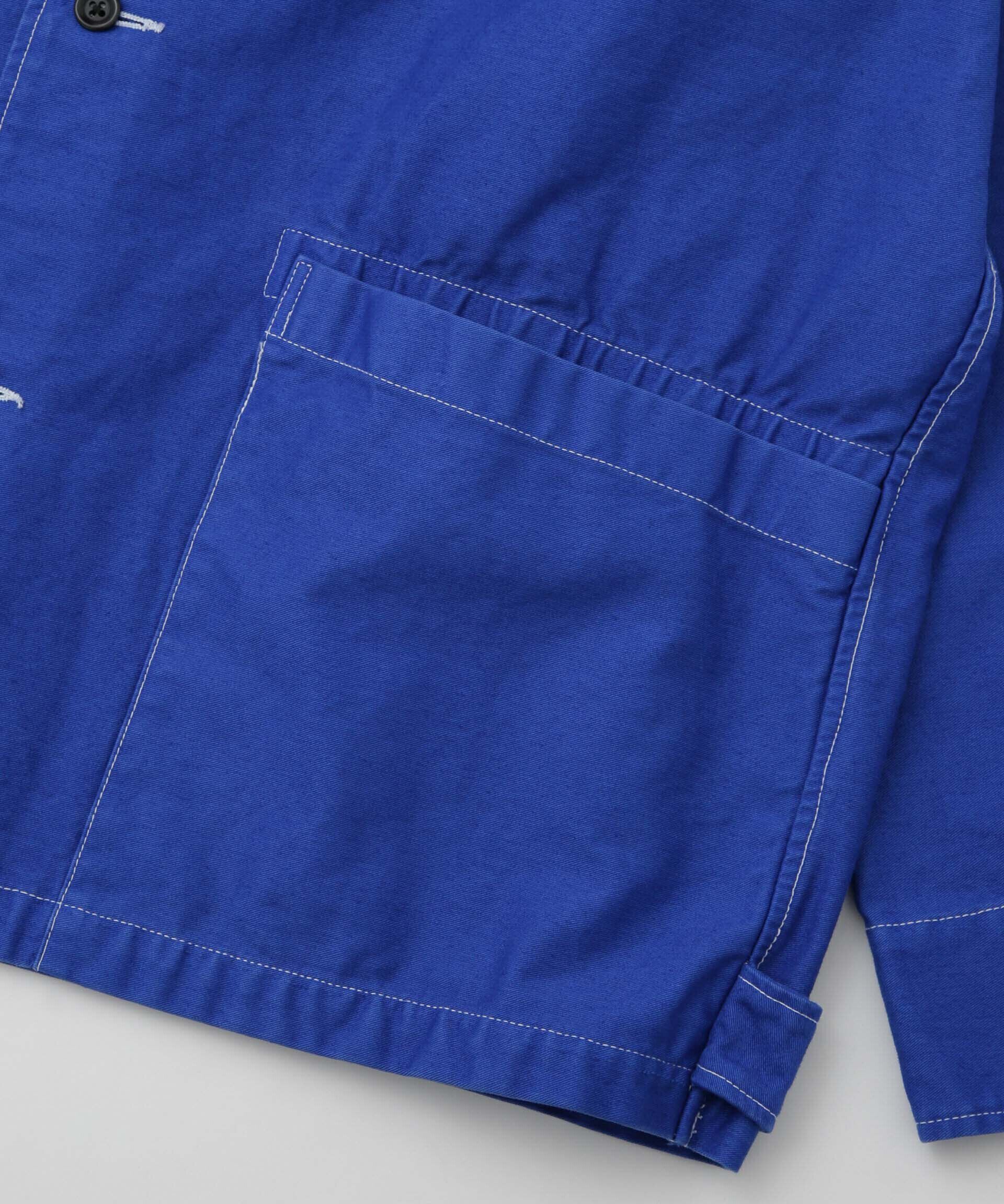 nano･universe「モールスキンガーメントダイシャツブルゾン」|ブルゾン・スタジャン|