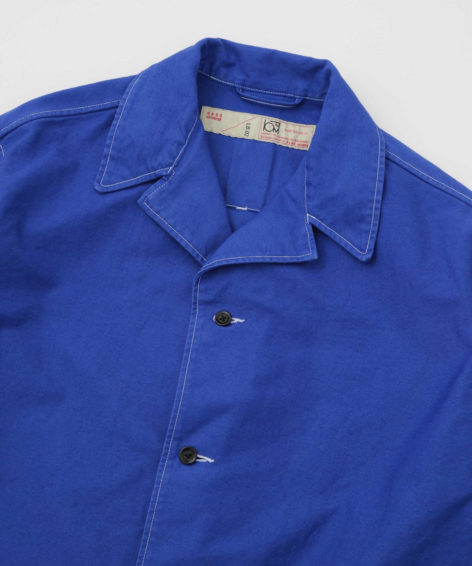 nano･universe「モールスキンガーメントダイシャツブルゾン」|ブルゾン・スタジャン|