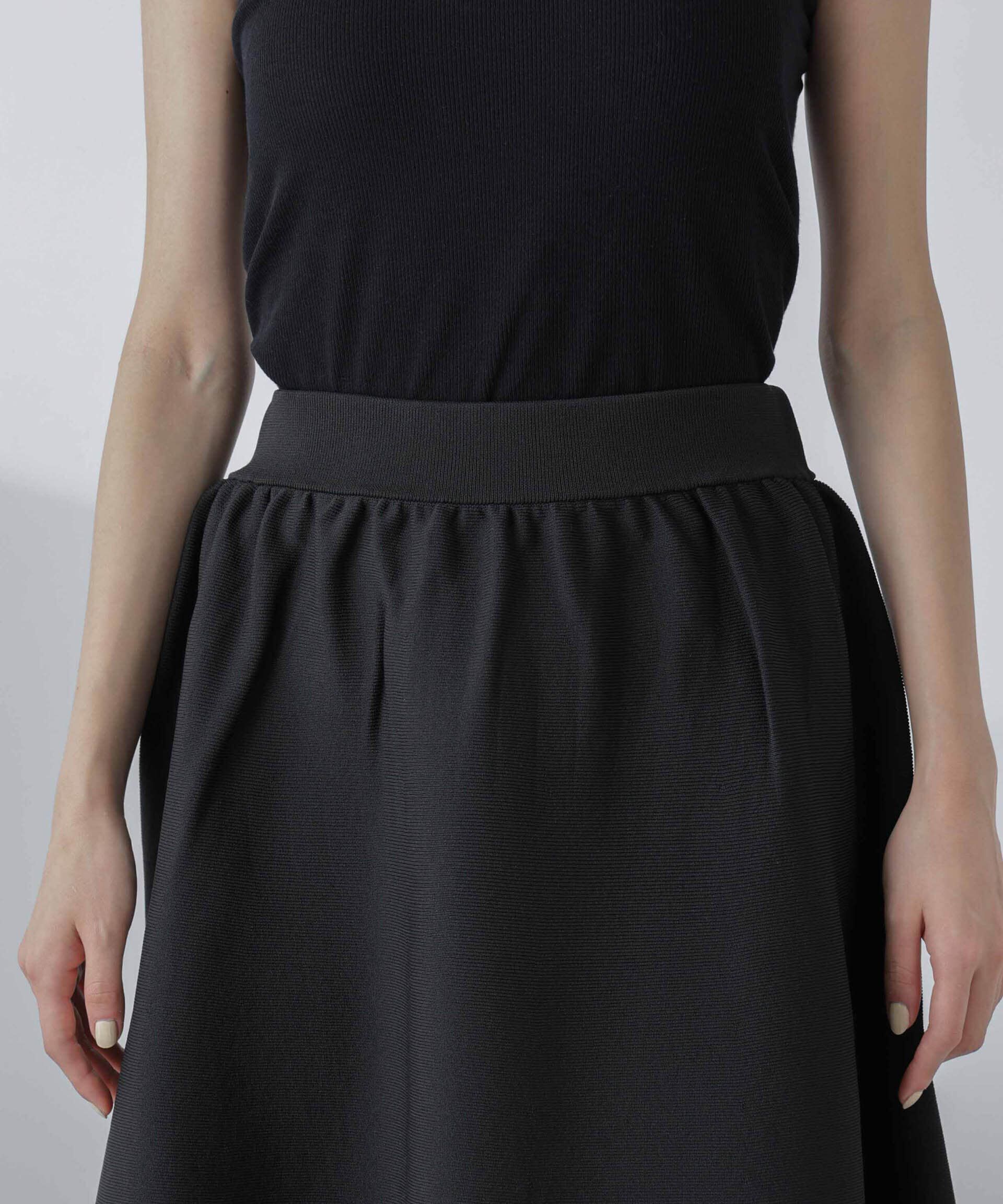 nano･universe「ギャザーフレアニットスカート（セットアップ可）」|スカート|