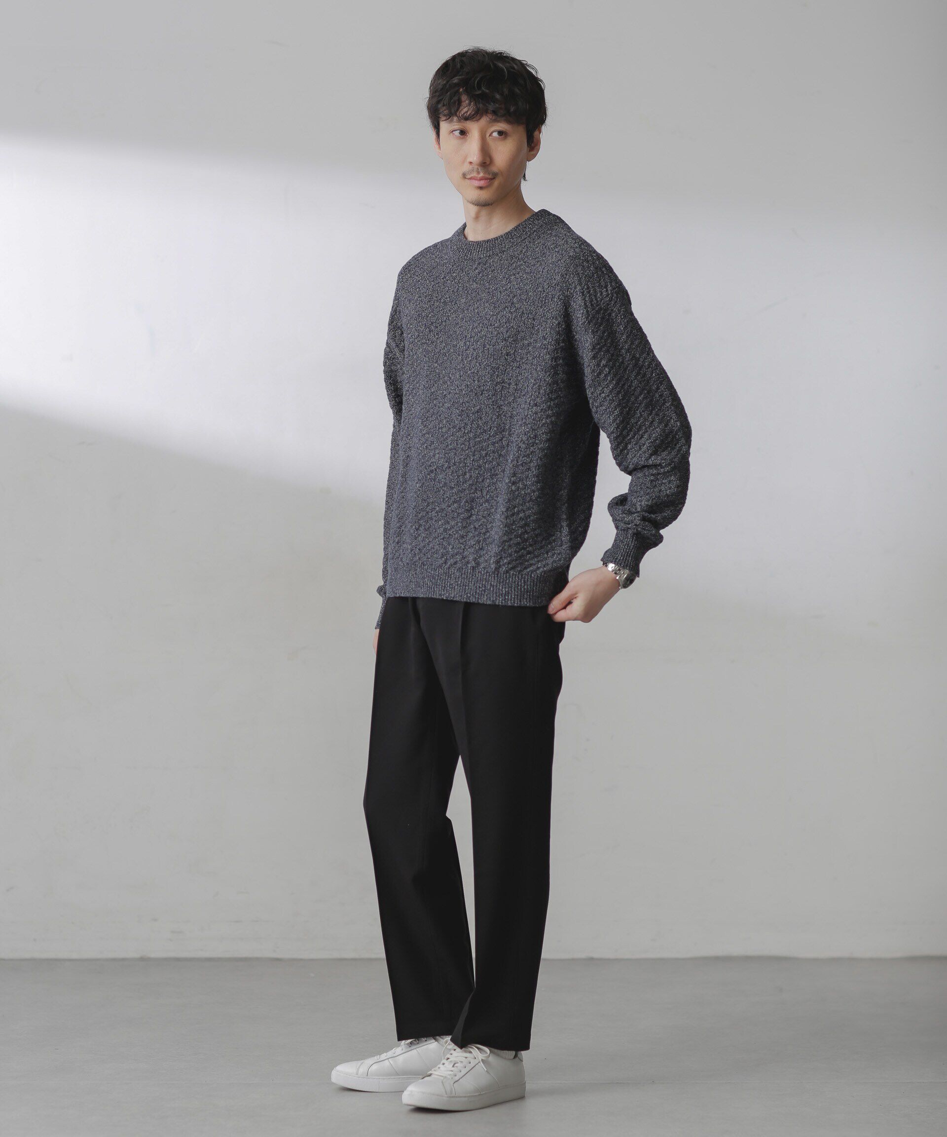 nano･universe「ALWAYS EASY ワンタックスラックス」|スラックス|