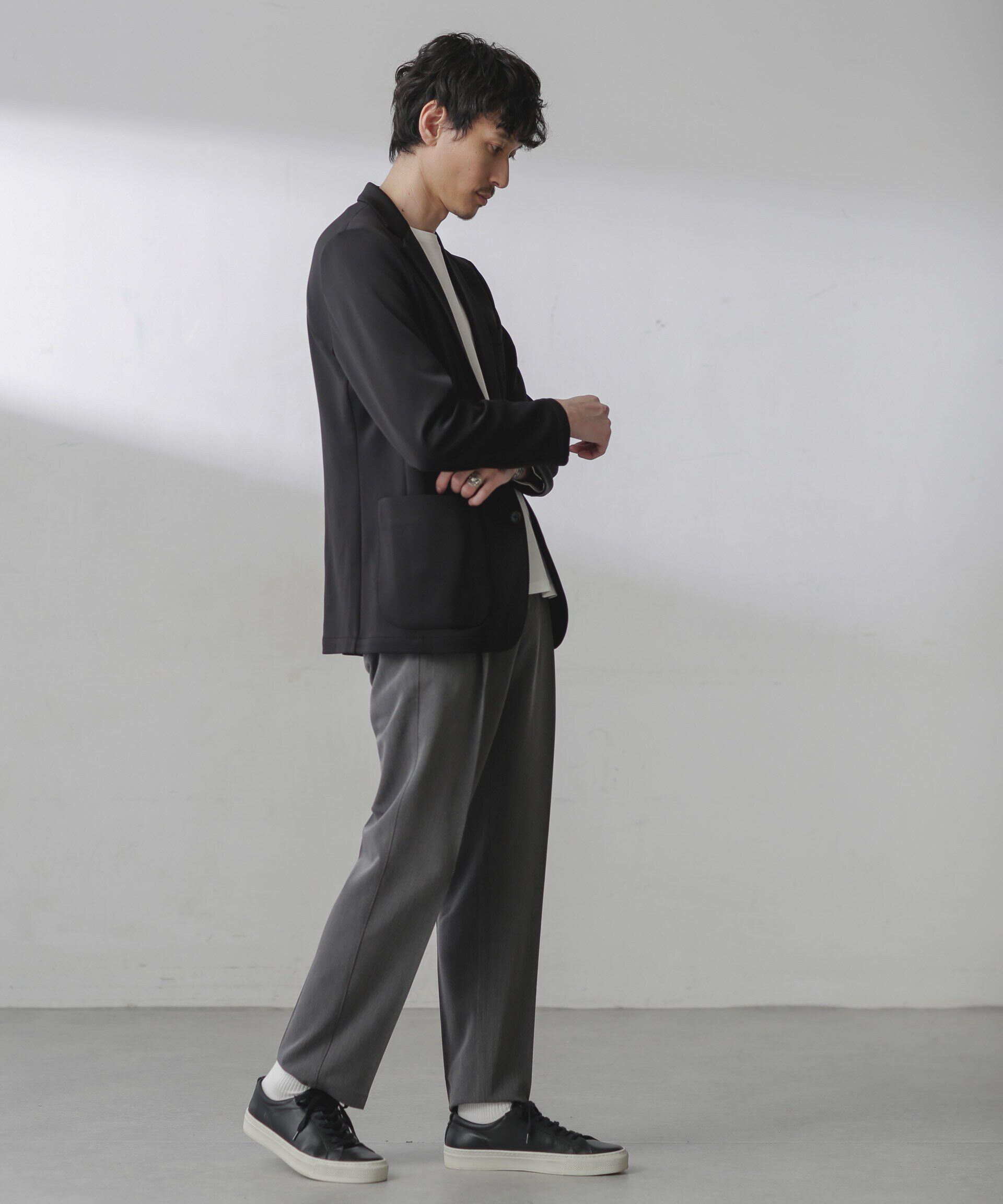 nano･universe「ALWAYS EASY ワンタックスラックス」|スラックス|