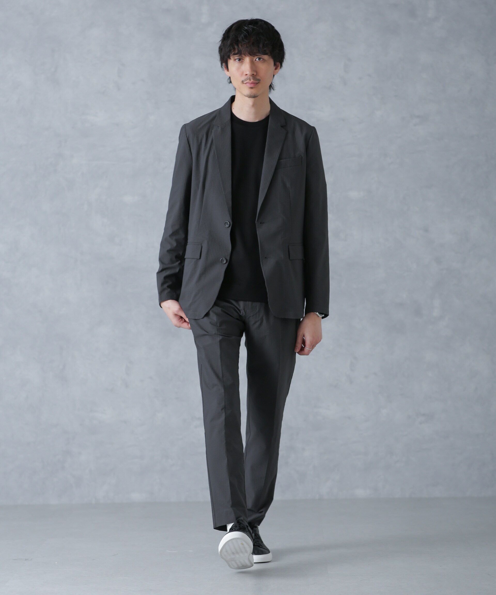 nano･universe「「FORMAL JERSEY」クルーネックカットソー半袖」|Tシャツ・カットソー|