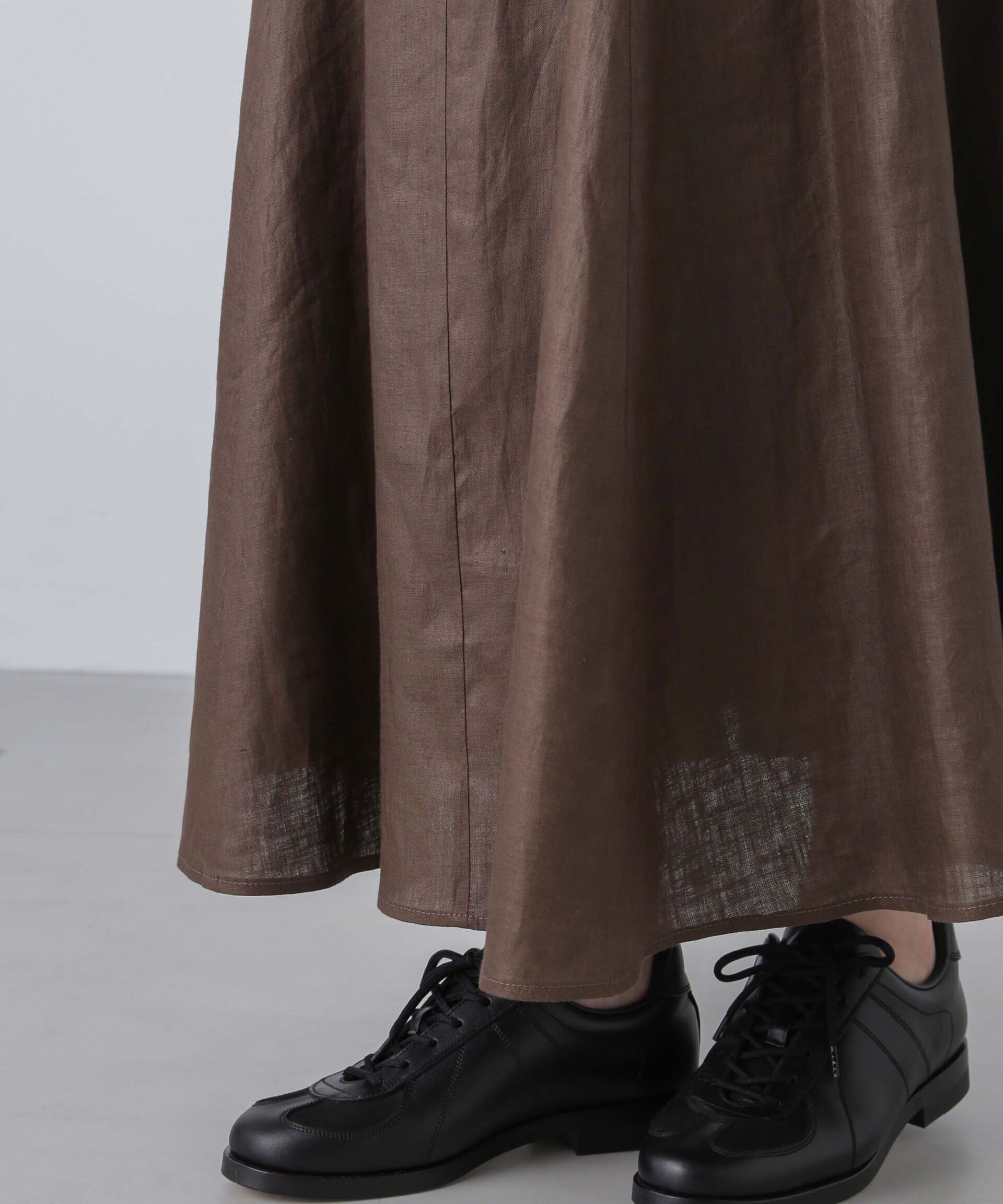 nano･universe「リネンフレアスカート(セットアップ可)」|スカート|