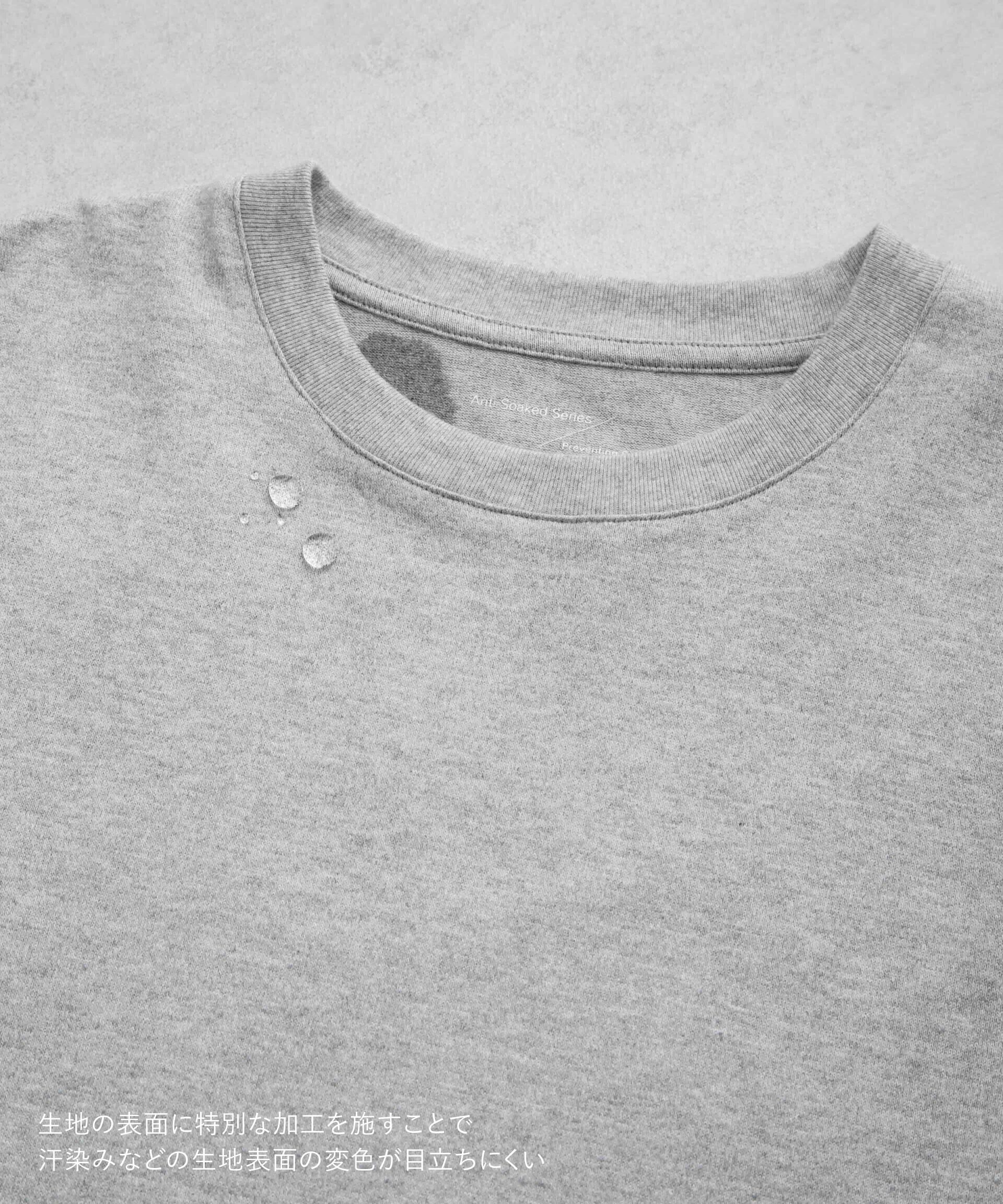 nano･universe「Anti Soaked 汗染み防止 リンガーネックTシャツ」|Tシャツ・カットソー|