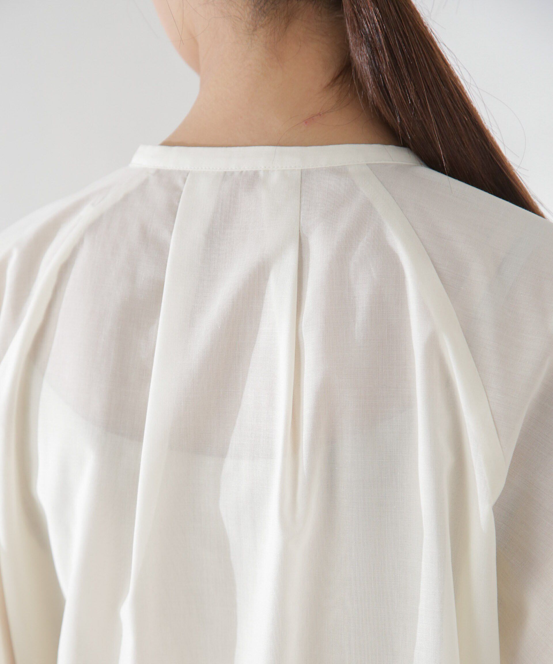 nano･universe「レオファインフレアスリーブブラウス(セットアップ可)」|シャツ・ブラウス|