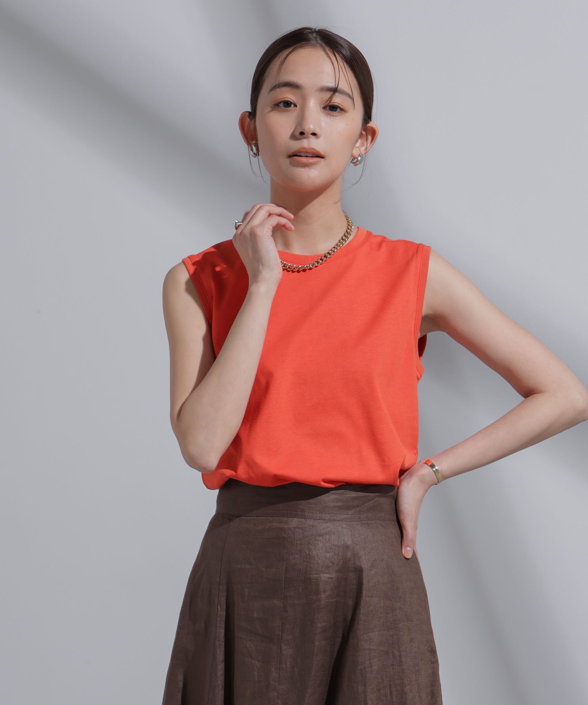 nano･universe「Anti Soaked(R)  汗染み防止 カラフルノースリTシャツ」|Tシャツ・カットソー|シュアカ7