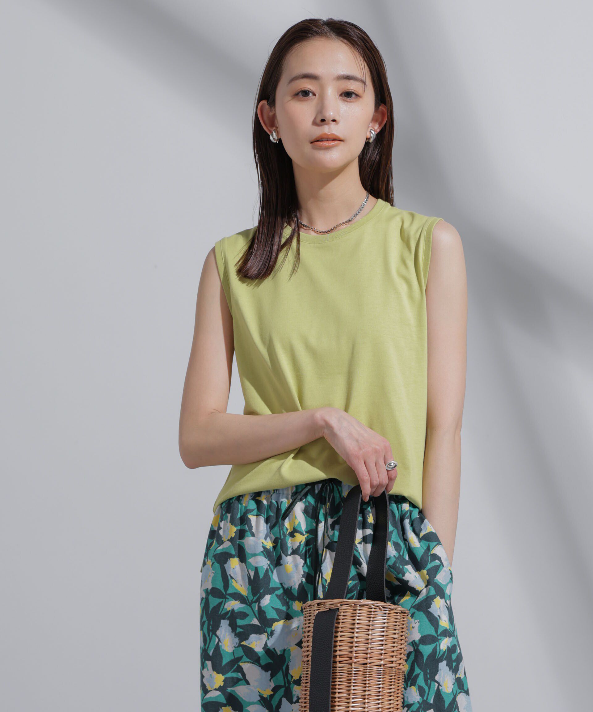 nano･universe「Anti Soaked(R)  汗染み防止 カラフルノースリTシャツ」|Tシャツ・カットソー|