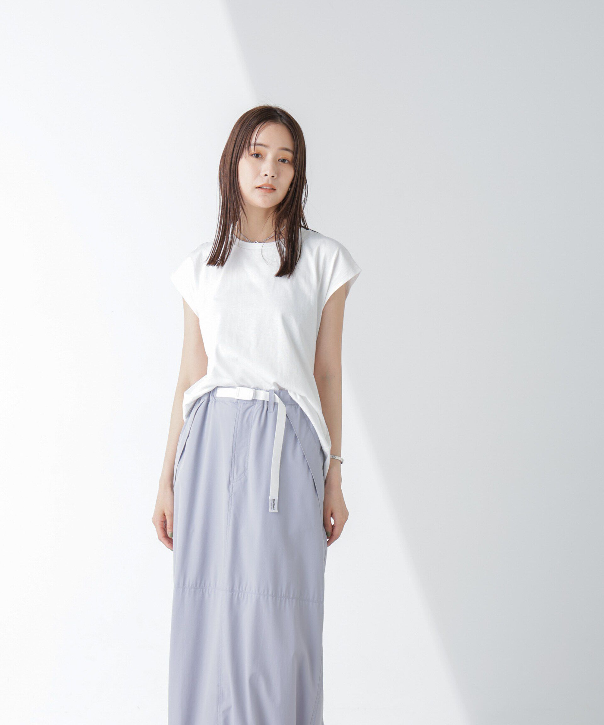 nano･universe「バックギャザーオープンデザイントップス」|Tシャツ・カットソー|