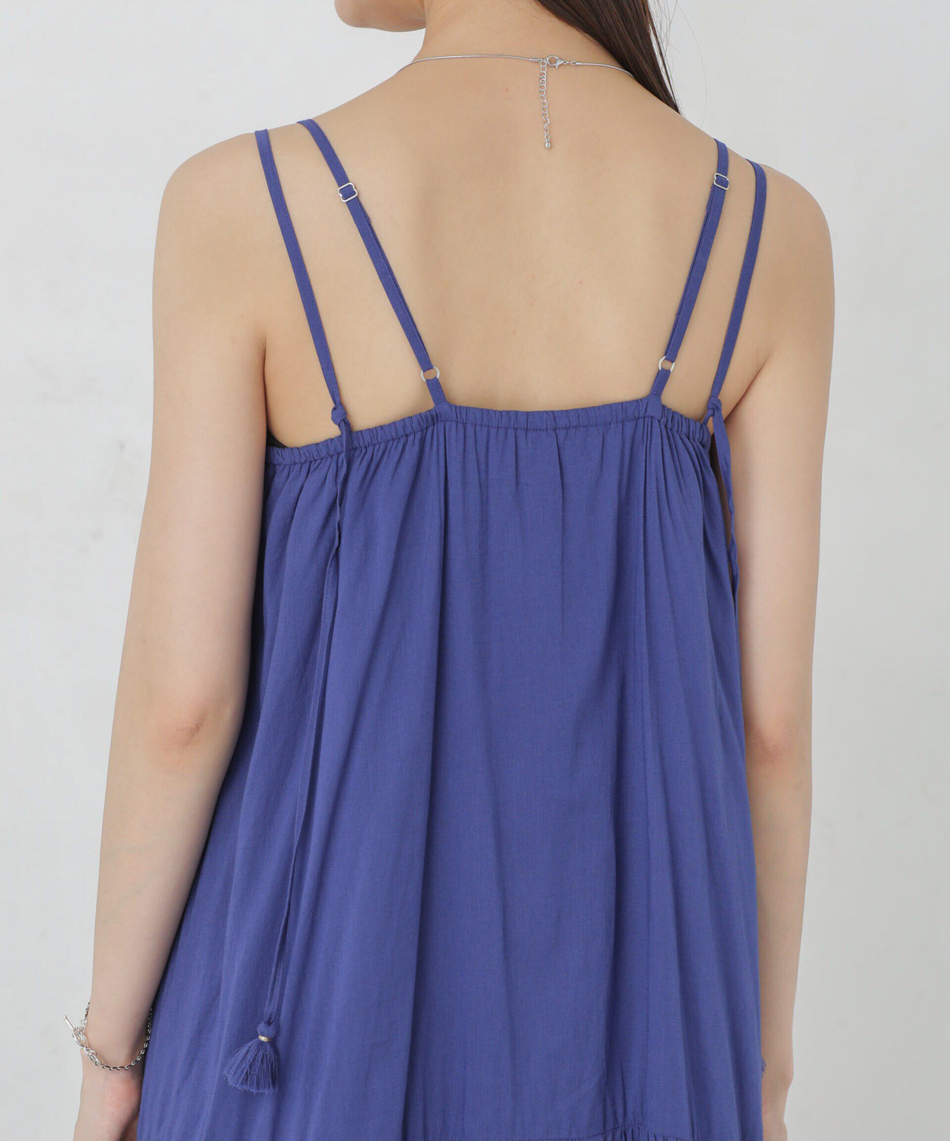 nano･universe「インド ティアードキャミワンピース」|ワンピース|