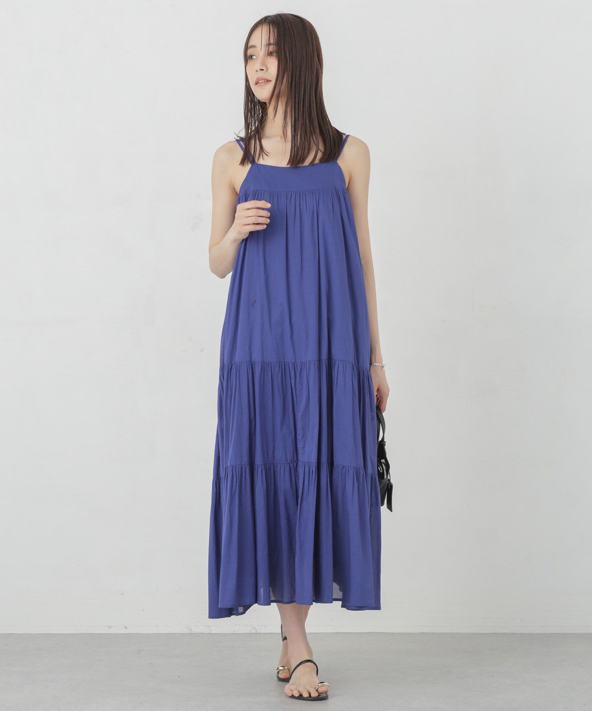 nano･universe「インド ティアードキャミワンピース」|ワンピース|