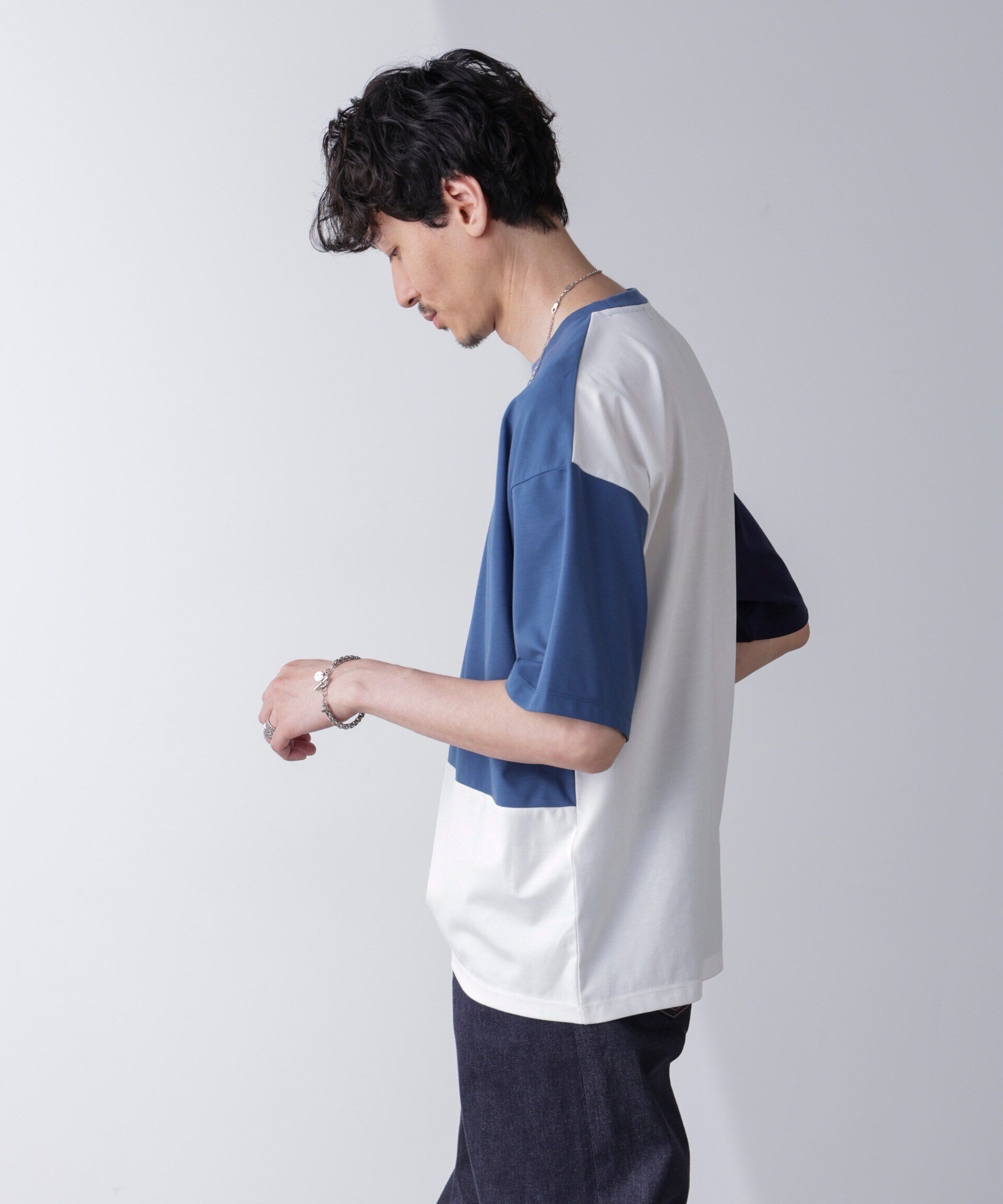 nano･universe「リラックス切り替えスムースＴシャツ 半袖」|Tシャツ・カットソー|