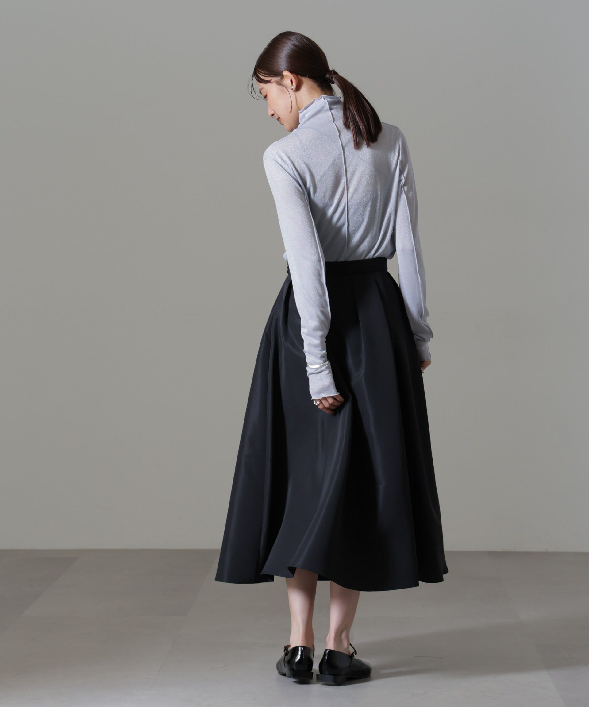 nano･universe「ランダムタックフレアスカート」|スカート|